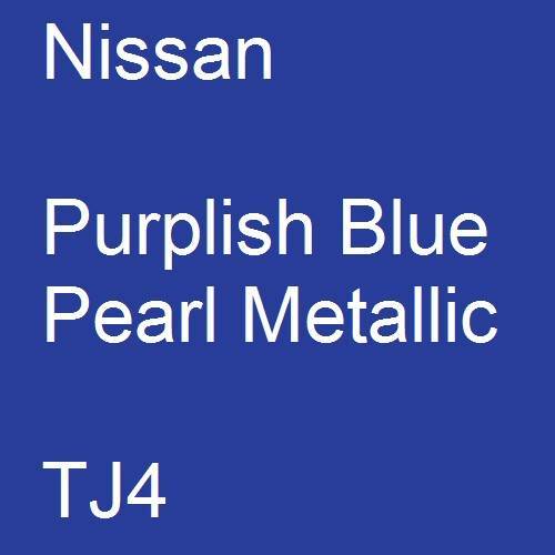 Nissan, Purplish Blue Pearl Metallic, TJ4.